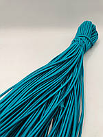 Гумка капелюшна, кругла 2,5мм морська хвиля моток 50м