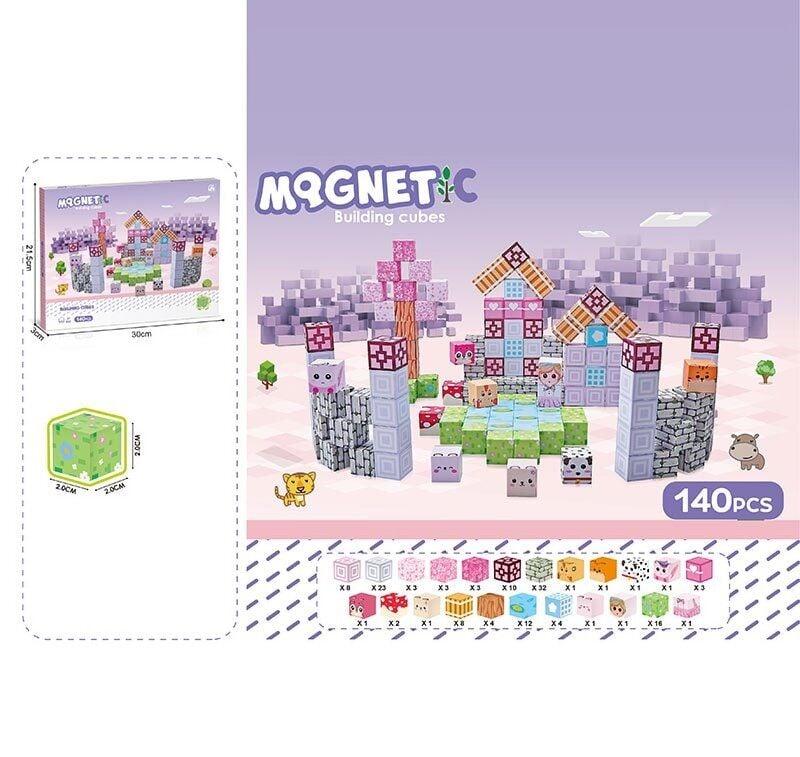 Магнітний конструктор CH 1233 Minecraft Замок принцеси на 140 деталей, фото 1