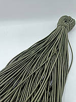 Гумка капелюшна, кругла 2,5мм хакі моток 50м