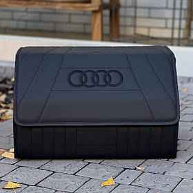 Преміум органайзер в багажник Audi Elite, розмір M (50 см), сумка-органайзер з вишивкою логотипу