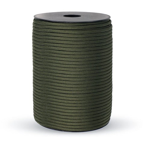 Паракорд 9 жил 3 мм 30 м — котушка, нейлоновий шнур ML-Tactic, армійський трос для альпінізму, туризму та виживання, фото 1
