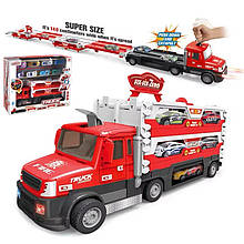 Трейлер - трек з машинками 2в1 "Fire" TM six-six-Zero арт. 660 S-40