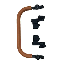 Бампер для коляски Yoya 175 А+, колір коричневий.коричнева шкіра йої.йойа