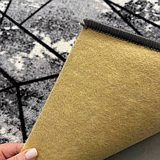 Сіре килимове покриття ширина 2м на повстяній основі ДЕРБІ, фото 4