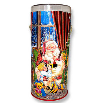 Новорічна коробка для цукерок Санта 1 кг