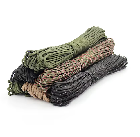 Паракорд поліамідний Type II 3 мм 100 м — моток, міцний нейлоновий шнур для туризму, кемпінгу, виживання й армійського спорядження, фото 1