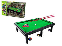 Дитячий більярд на ніжках (2 киї, шари) 4046