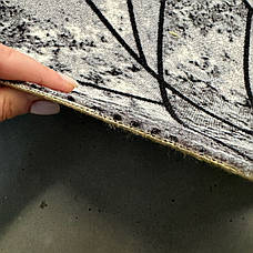 Сіре килимове покриття ширина 2м на повстяній основі ДЕРБІ, фото 5