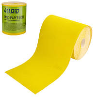 Наждачний папір на паперовій основі, 115мм х 10м, зерно 60, Alloid