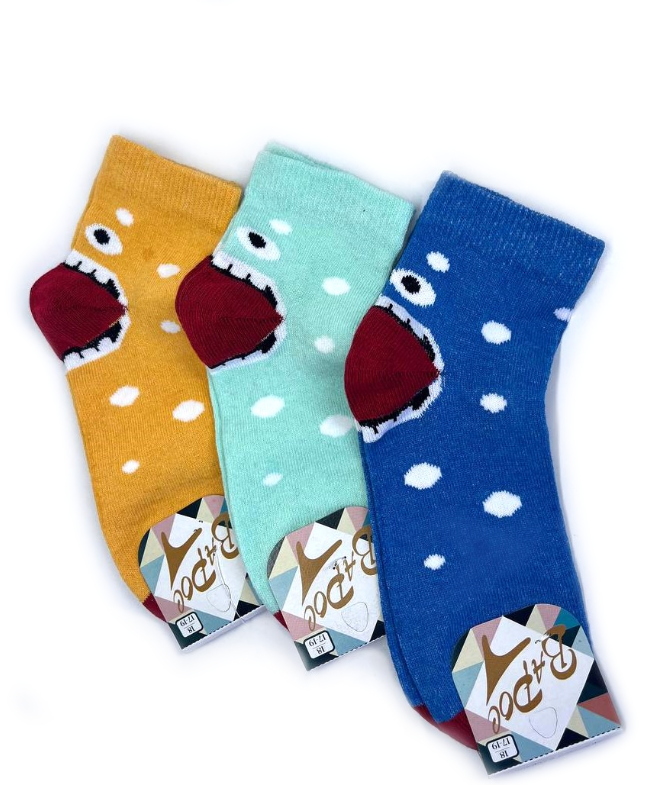 Шкарпетки дитячі стрейч "Монстрик" 16 р. (12 пар!) (Весна/літо) Варос, фото 1