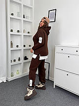 Зимовий костюм жіночий на флісі великого розміру Розміри: 50-52, 54-56, 58-60, фото 4