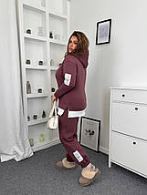 Зимовий костюм жіночий на флісі великого розміру Розміри: 50-52, 54-56, 58-60, фото 3