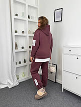 Зимовий костюм жіночий на флісі великого розміру Розміри: 50-52, 54-56, 58-60, фото 5