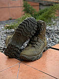 Берці тактичні зимові HUST Олива утеплені Бавовною, фото 2