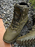 Берці тактичні зимові HUST Олива утеплені Бавовною, фото 6