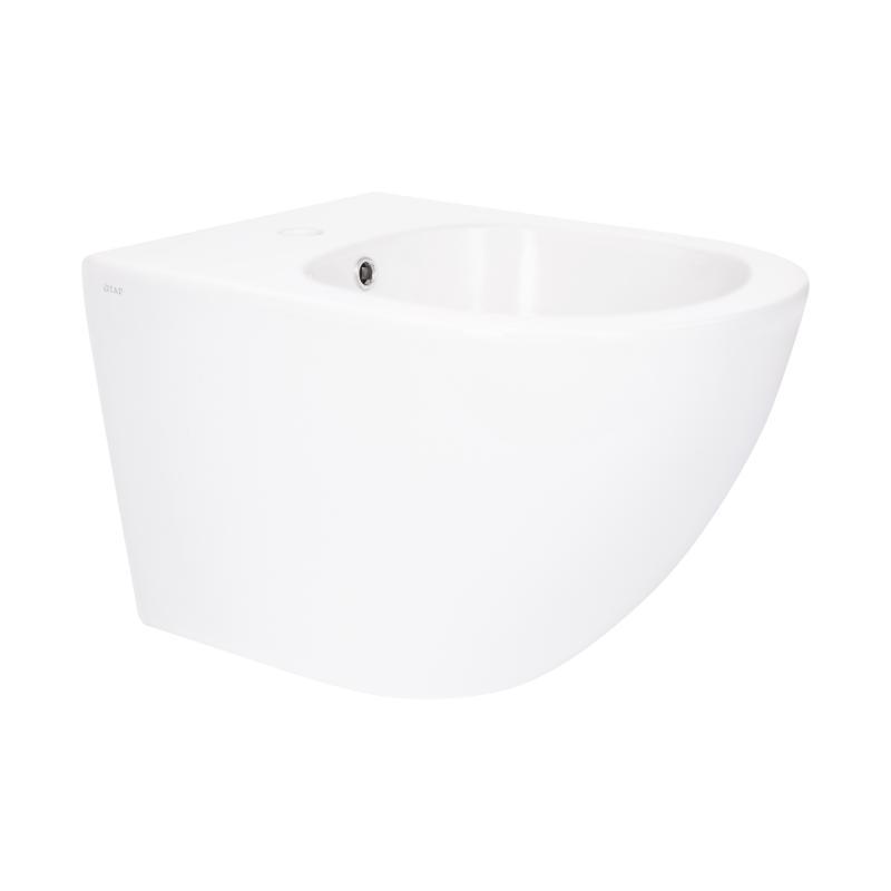 Біде підвісне Qtap Jay 485х360х320 мм White, фото 1