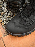 Берці тактичні зимові HUST Чорні утеплені Бавовною, фото 7