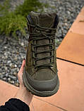 Шкіряні Тактичні черевики Power Олива Утеплені Мембрана Frost800, фото 7