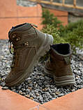 Шкіряні Тактичні черевики Power Олива Утеплені Мембрана Frost800, фото 8