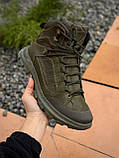 Шкіряні Тактичні черевики Power Олива Утеплені Мембрана Frost800, фото 9