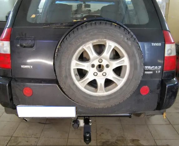 Фаркоп Chery Tiggo, T11 рестайлінг FL Кросовер (2012--) американська вставка