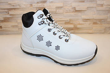 Черевики жіночі зимові білі С467