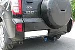 Фаркоп Chery Tiggo (T11 рестайлінг FL) Кросовер (2012--) з'ємний на двох болтах