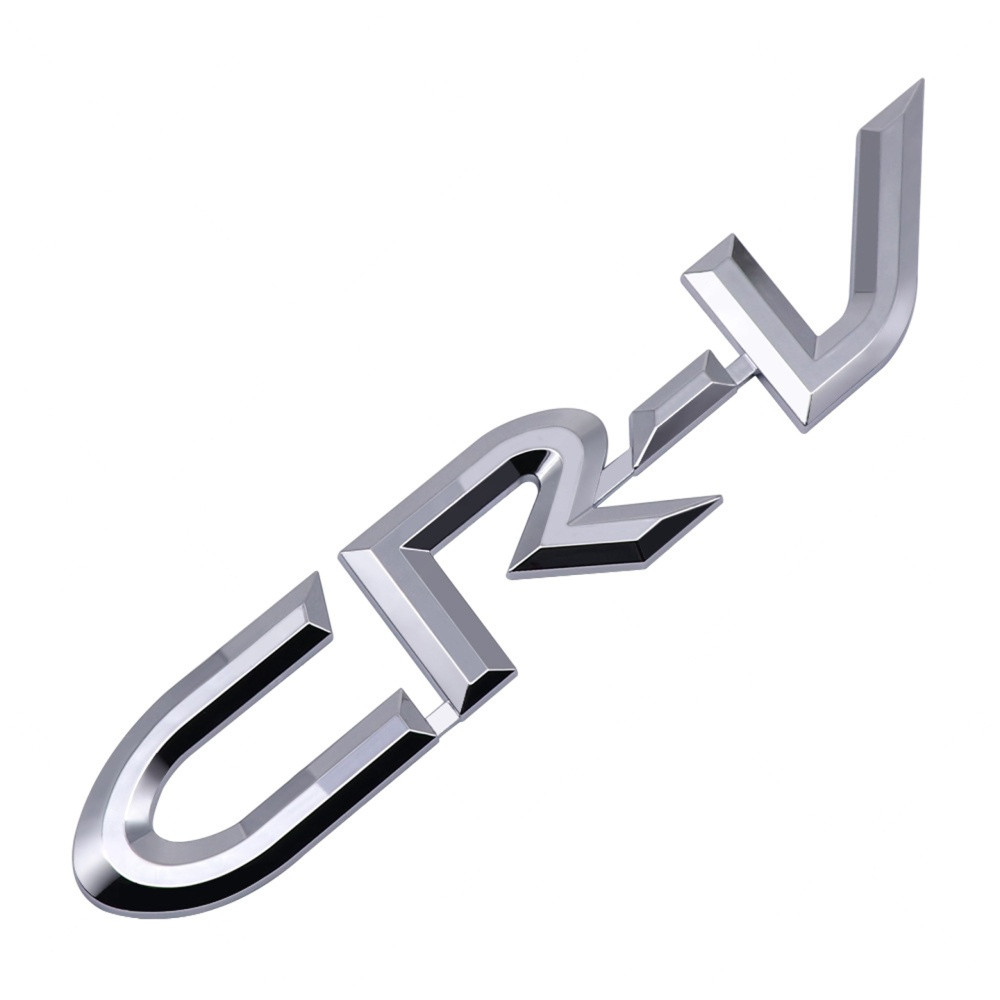 Емблема-напис CR-V для HONDA хром 214х37мм пластик (на скотчі), фото 1