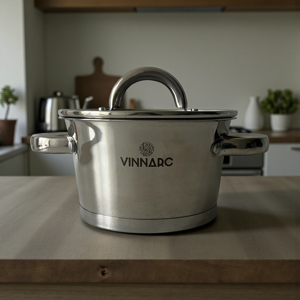 Каструля нержавіюча сталь 1.3л Modern Vinnarc 8616VN