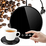 Набір підігрівача для чашок Ruhhy 22125 з керамічною кружкою, кришкою та ложкою (400 мл), фото 9