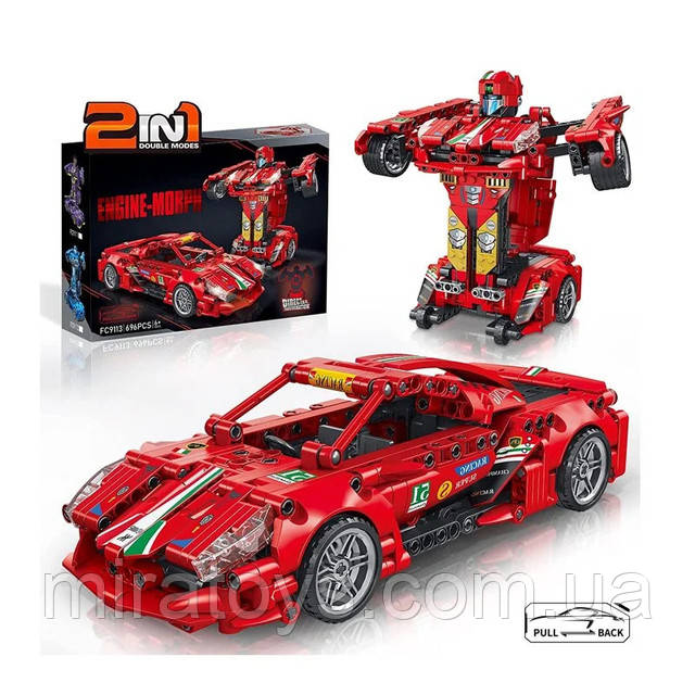 Конструктор TurboBot Красный бот