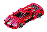 Конструктор Ферарі 2в1 TurboBot Червоний бот, дитячий конструктор робот-трансформер, 696  деталей, фото 4