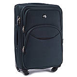 Чемодан дорожній на 4 колесах з цупкої тканини CODURA 1200D 360* Валіза 66х43х28см WINGS 1708 , середній ЗЕЛЕНИЙ, фото 2