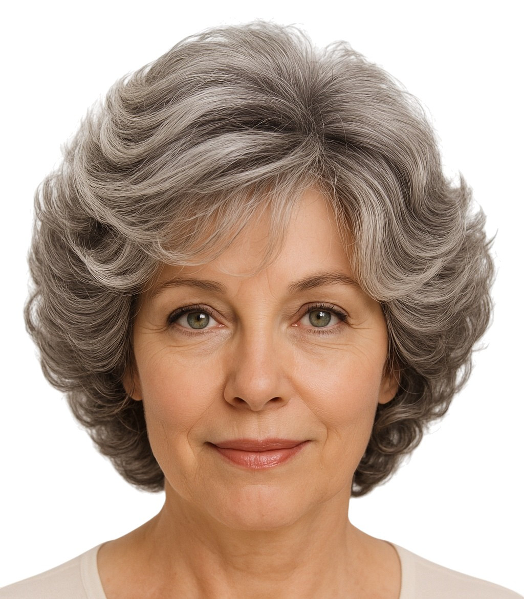 Перука Gloria, пепельний блонд омбре, термоволокно DC A1, 1717A