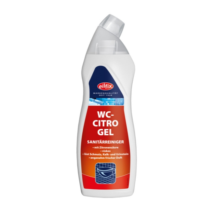 Гелеподібний мийний засіб Eilfix WC CITRO для санвузлів 750мл, фото 1