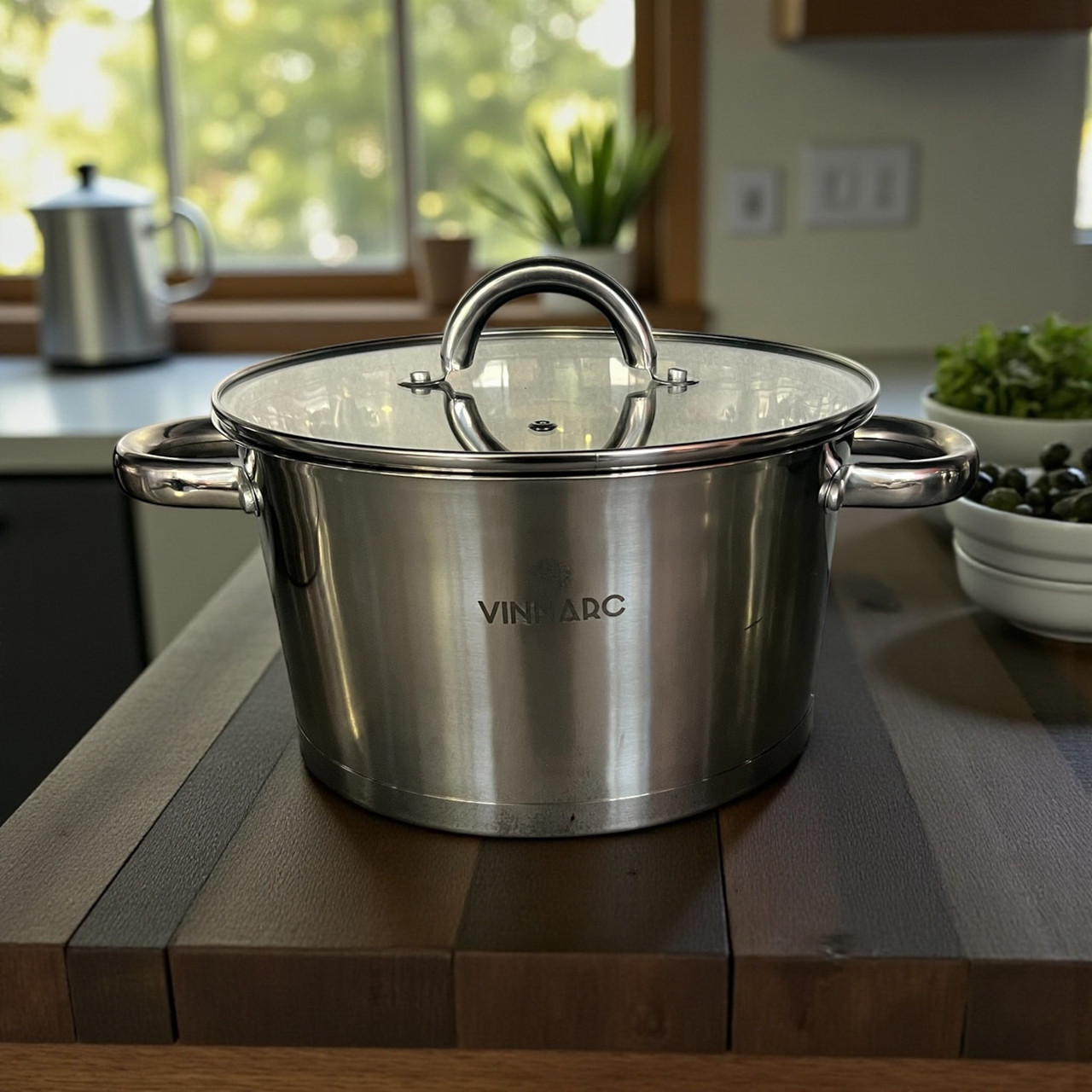 Каструля нержавіюча сталь 2.5л Modern Vinnarc 8630VN