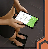 Аналітичні підлогові ваги RUHHY 20675  до 226 кг, розумні електронні з аналізом тіла та Bluetooth-додатком Feelfit, фото 5