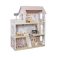 Дерев'яний ляльковий будиночок Avko Вілла Толедо Pink