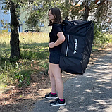 Дорожня сумка Trizand 23639 (180 л, водонепроникна, чорна, 90×50×40 см), фото 9