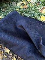 Віденський велюр на флісі соти Чорний