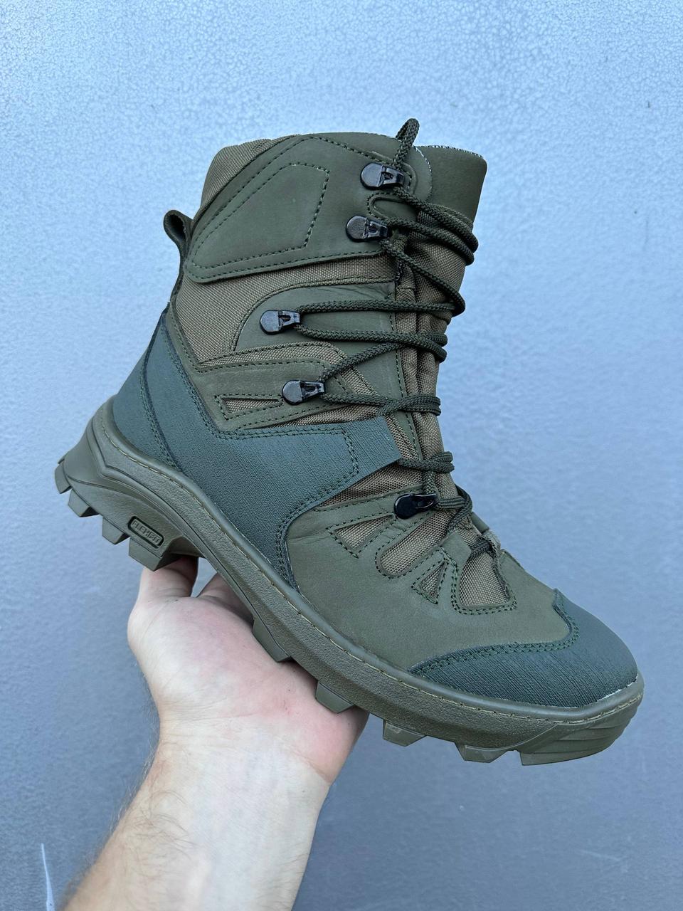 Берці зимові військові на мембрані Gore-Tex Олива, фото 1