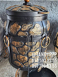 Тандир Тахір 80 літрів (совок, кочерга, хрестовина, шампура)