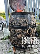 Тандир Тахір 80 літрів (совок, кочерга, хрестовина, шампура), фото 5