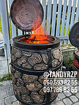 Тандир Тахір 80 літрів (совок, кочерга, хрестовина, шампура), фото 4