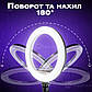 Кільцева лампа 45 см HQ-18N зі штативом на 2 м для лампи для селфі лампа для тик току, фото 4