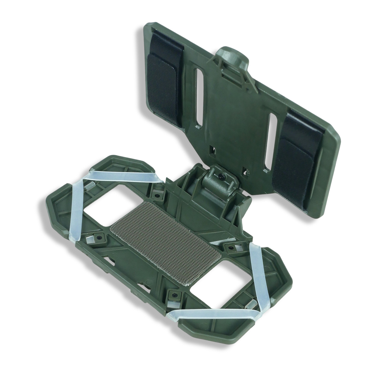 Кріплення для смартфона MOLLE, відкидний холдер, олива, фото 1