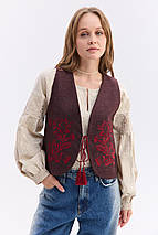 Жіноча вишита камізелька MEREZHKA "Соловійка", фото 3