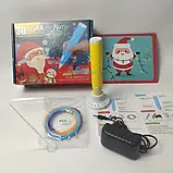 Ручка 3D 6-1 3-го покоління 3Д ручка для малювання пластиком набір із трафаретами, фото 3