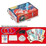 Ручка 3D 6-1 3-го покоління 3Д ручка для малювання пластиком набір із трафаретами, фото 4