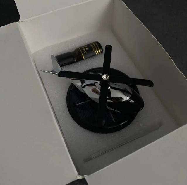 Вертоліт ароматизатор Dream AND HA-131 Grey, сонячна батарея